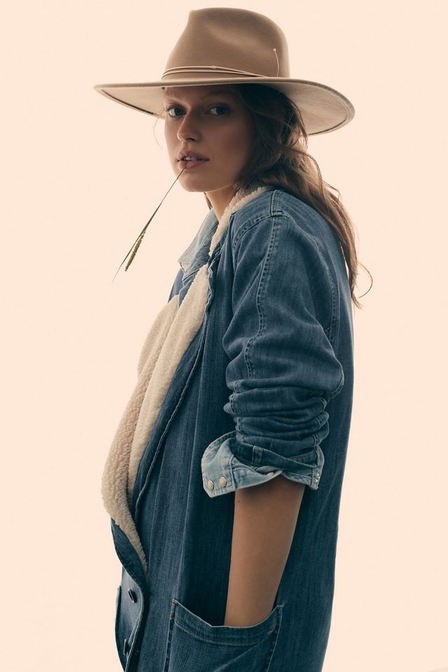 Le Jean Alina Sherpa Denim Jacket #3