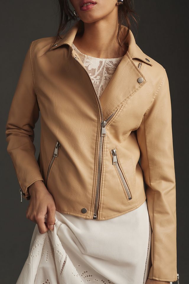 The Saige Faux-Leather Moto Jacket #2