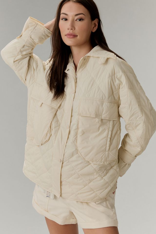 By Anthropologie Lightweight Quilted Shacket #2