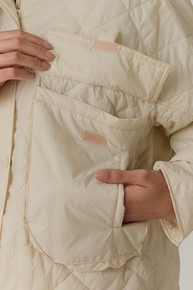 By Anthropologie Lightweight Quilted Shacket #4