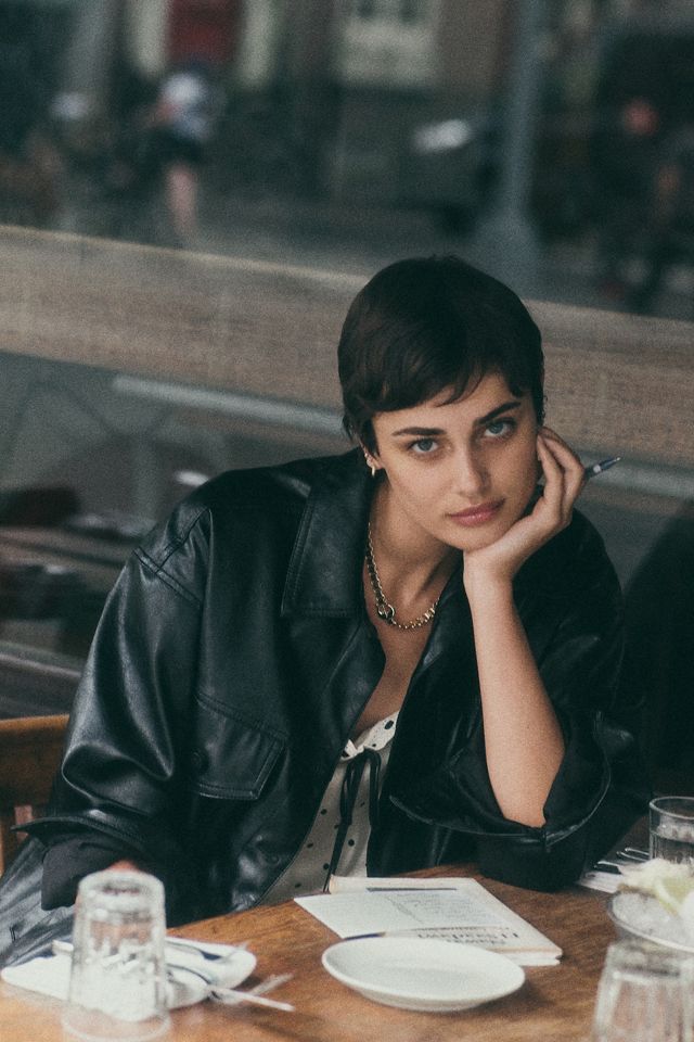 The Weston Boyfriend Jacket by Pilcro: Faux Leather Edition #8