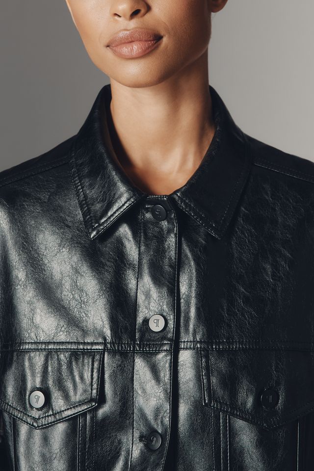 The Weston Boyfriend Jacket by Pilcro: Faux Leather Edition