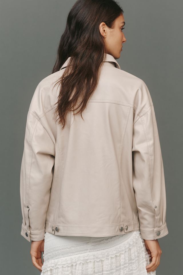The Weston Boyfriend Jacket by Pilcro: Faux Leather Edition