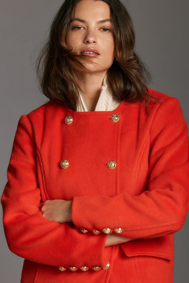 Anthropologie peacoat clearance