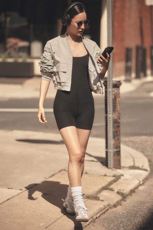 By Anthropologie Ruched Bomber Jacket #3