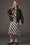 Pilcro Oversized Washed Faux Leather Jacket