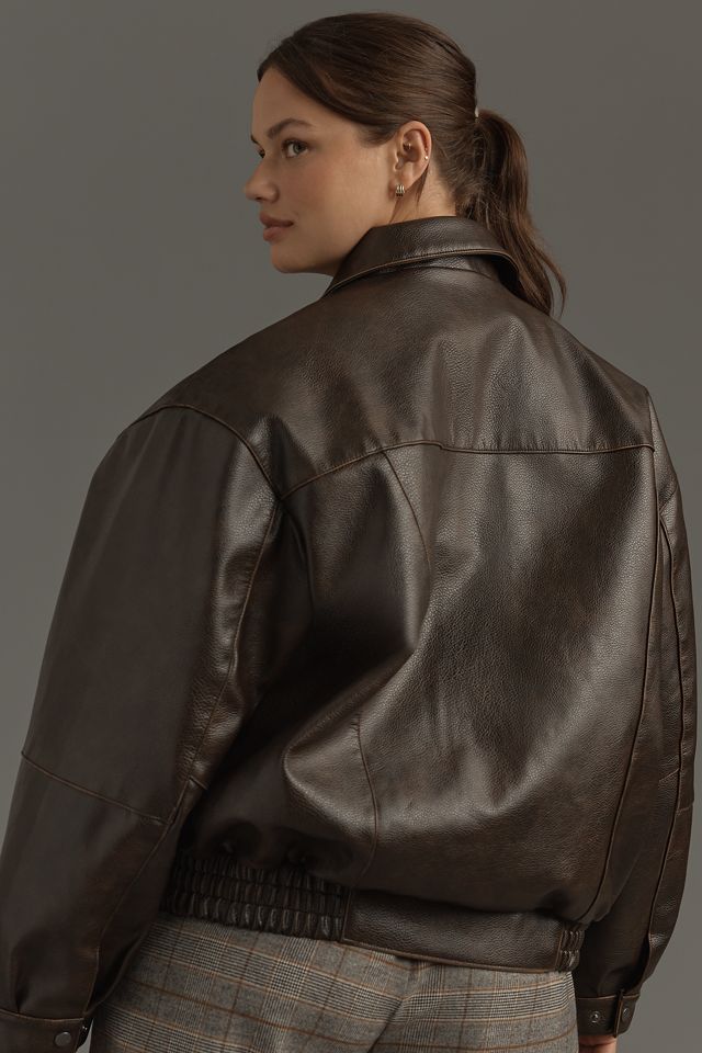 Anthropologie- Ottod'Ame- Leather 2024 Jacket