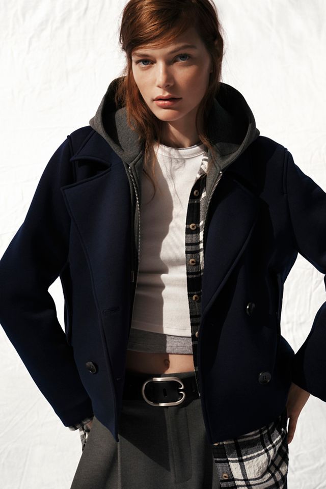 Manteau caban à capuche deux pièces Maeve #4