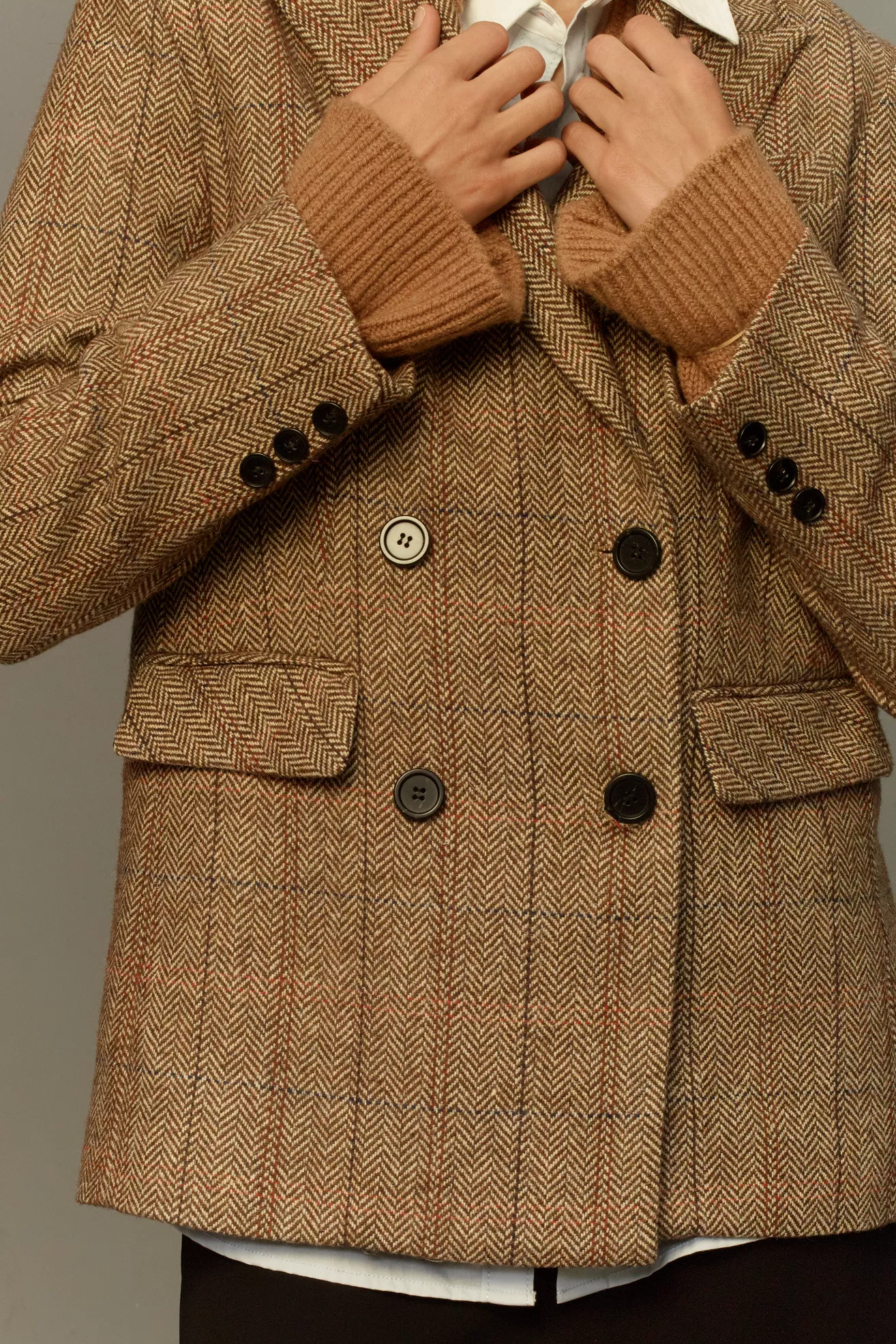 Relaxed Plaid Jacket 2