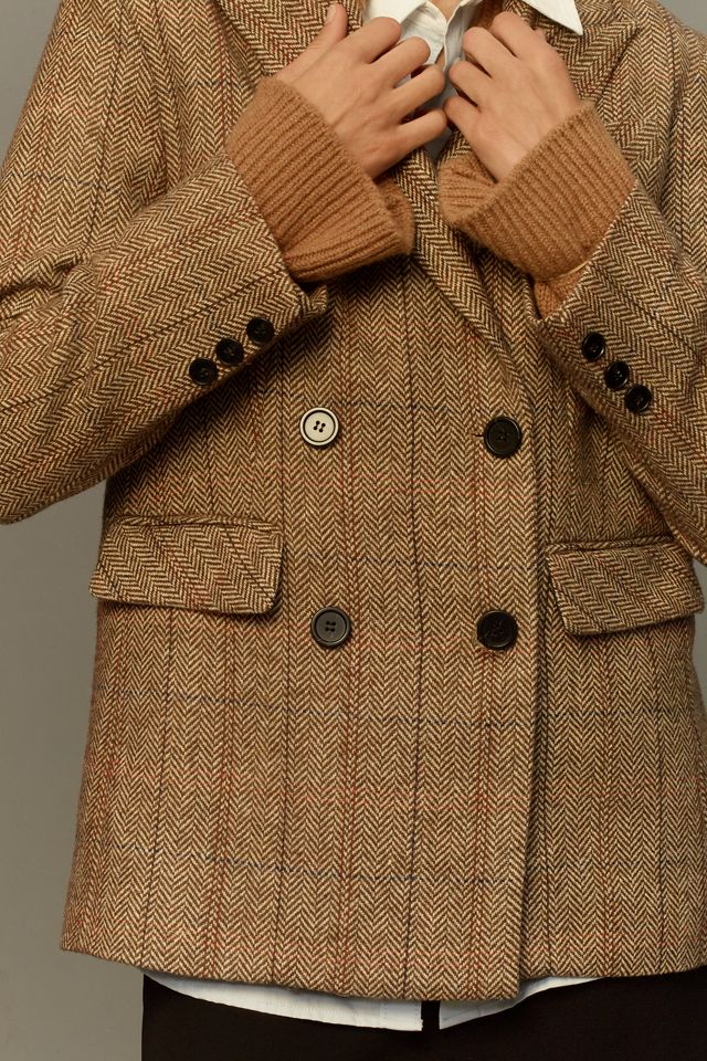 By Anthropologie Relaxed Plaid Jacket #1