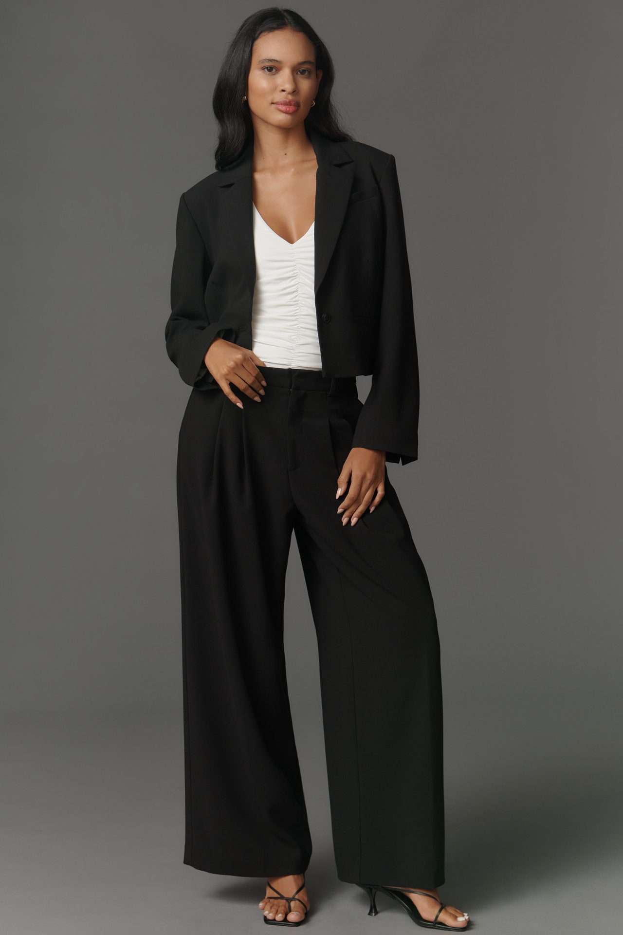 Maeve Crop Boxy Blazer