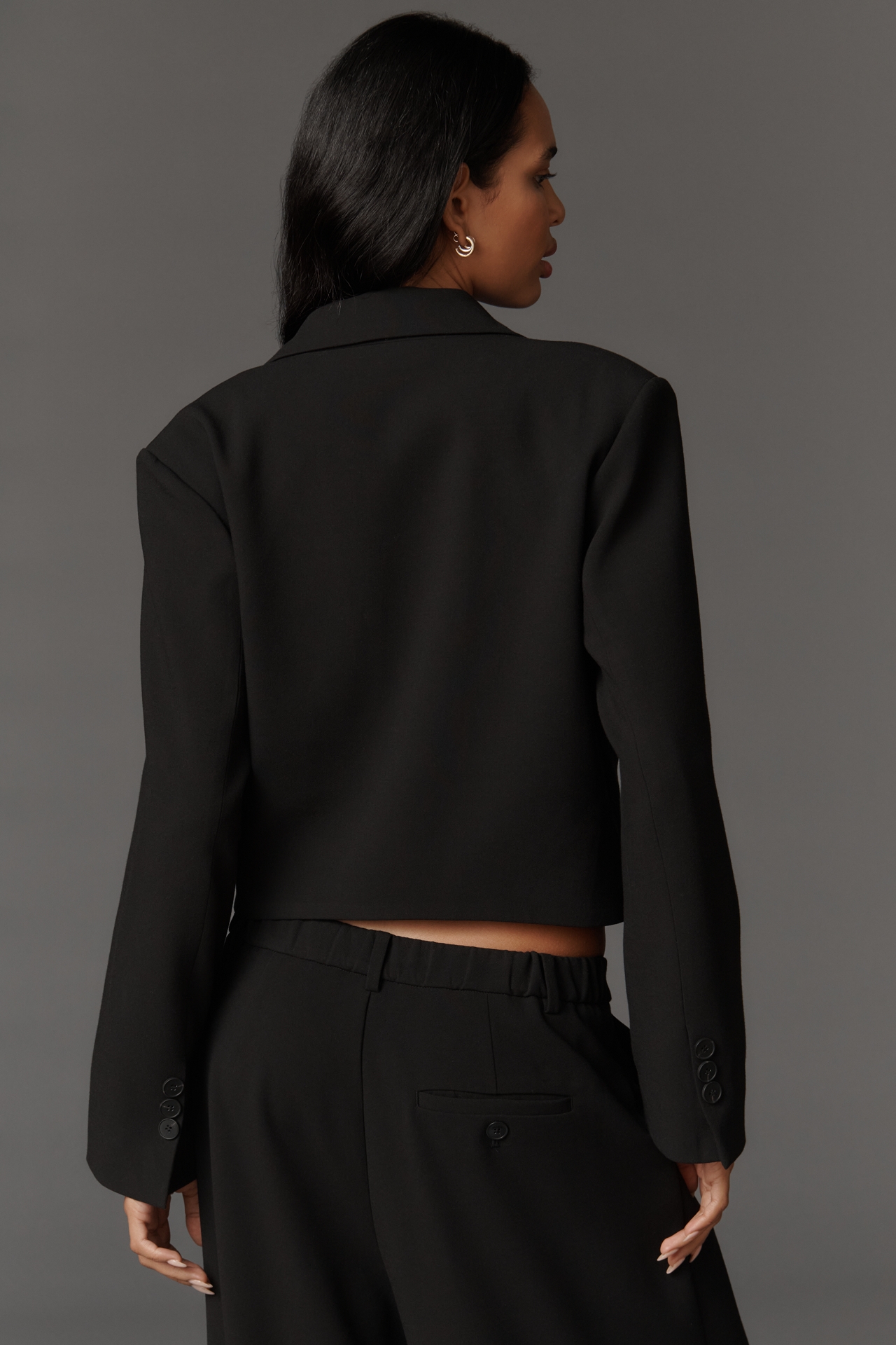 Maeve Crop Boxy Blazer