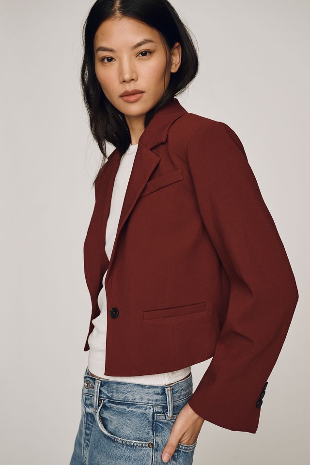 Maeve Crop Boxy Blazer #2