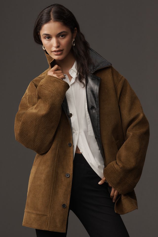 Maeve Chore-Jacke aus Lackleder #1