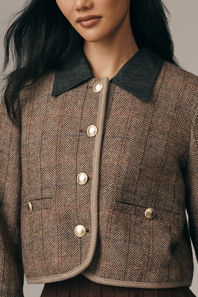Maeve Wool Blend Shrunken Heritage Lady Jacket #3