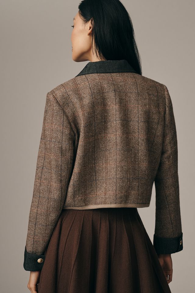 Maeve Wool Blend Shrunken Heritage Lady Jacket #4