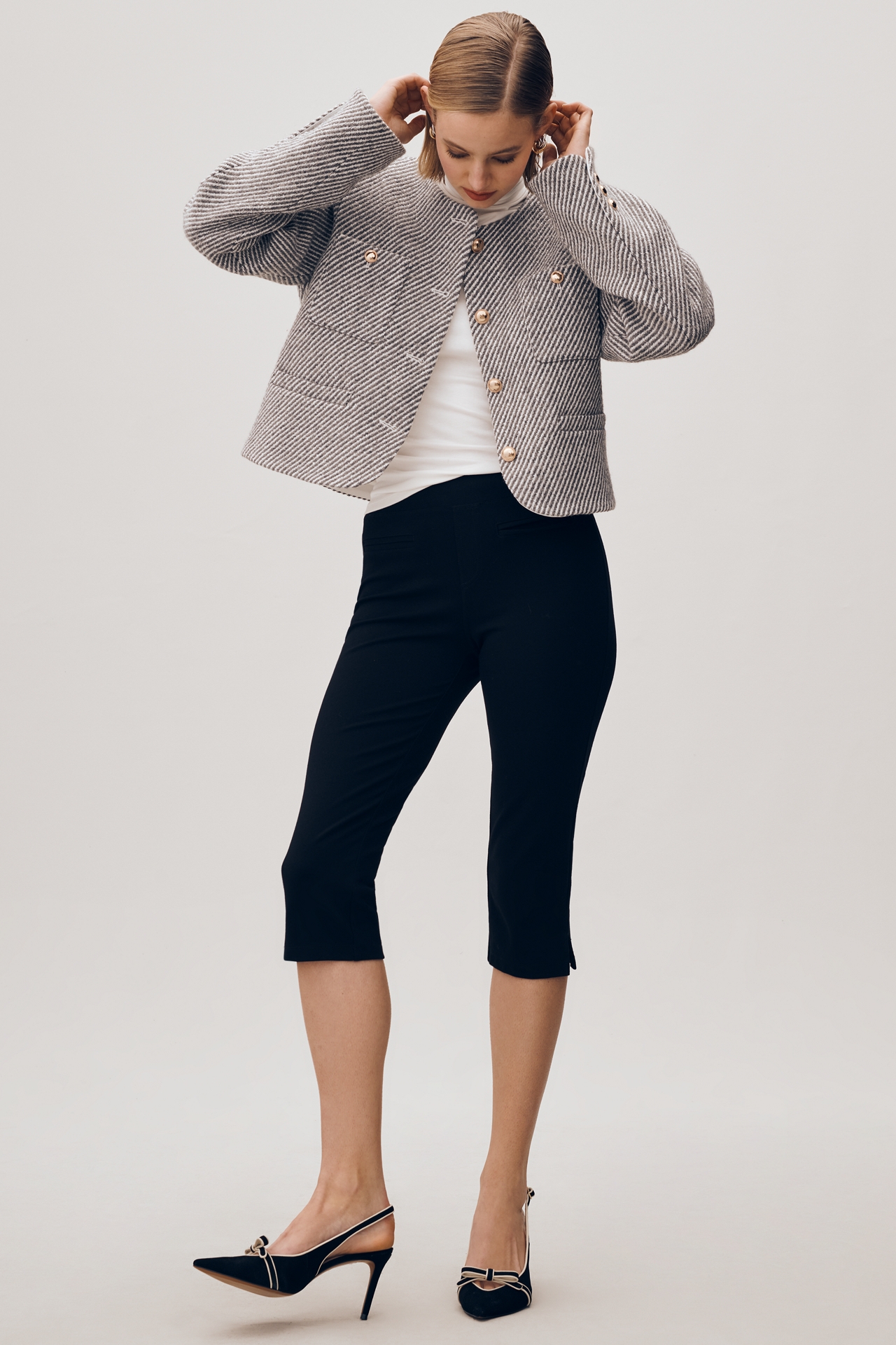 Maeve Boxy Wool-Blend Lady Jacket