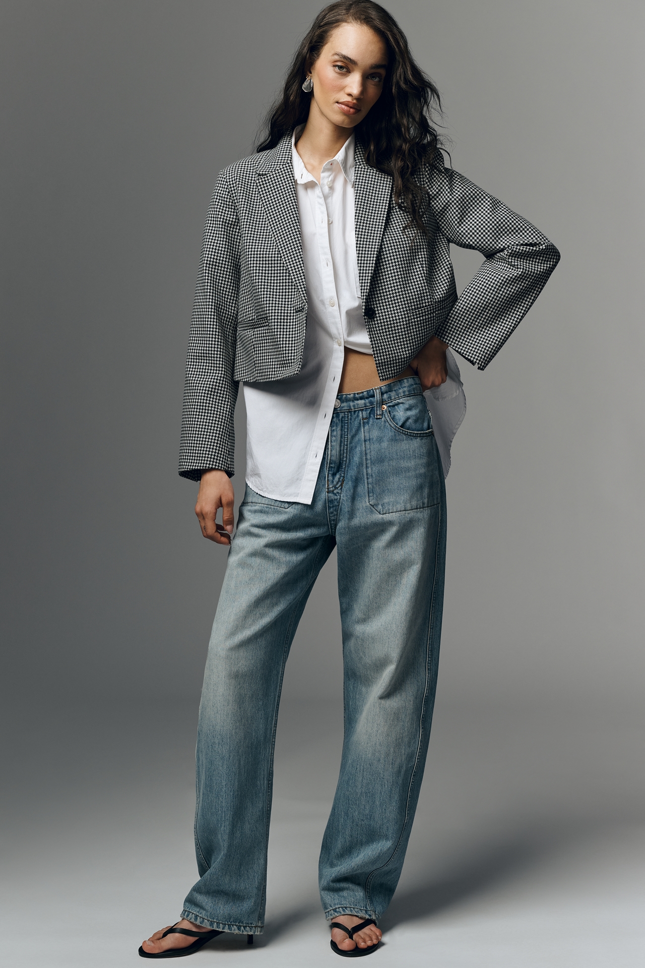 Maeve Boxy Crop Blazer