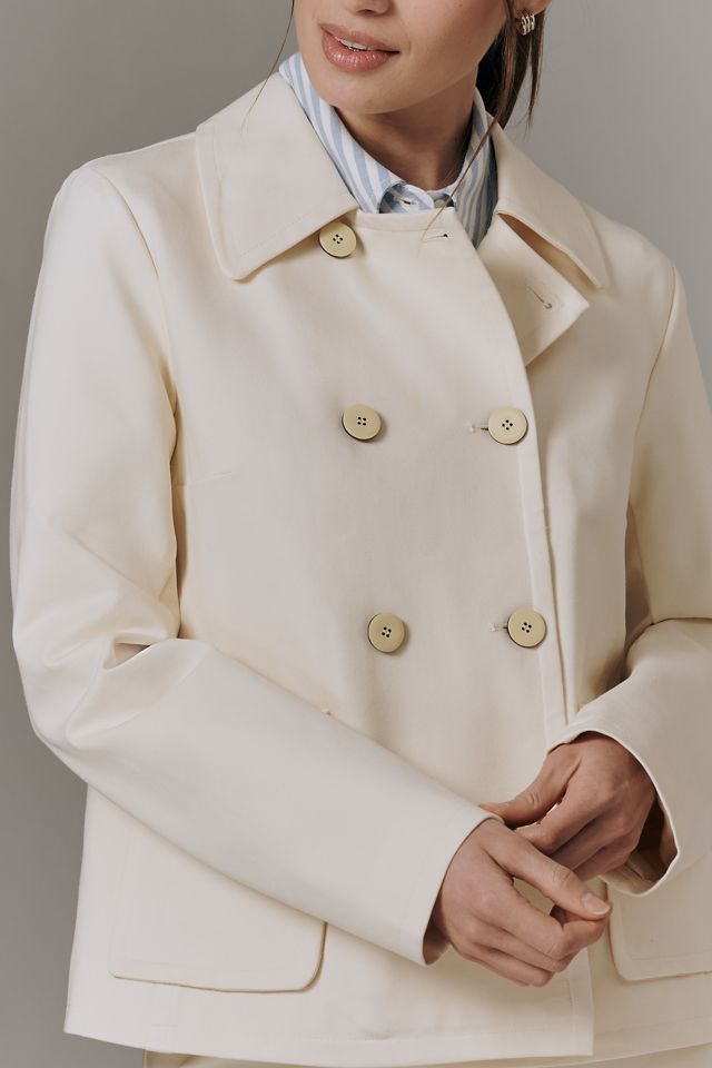Maeve Double-Breasted Knit Blazer #2