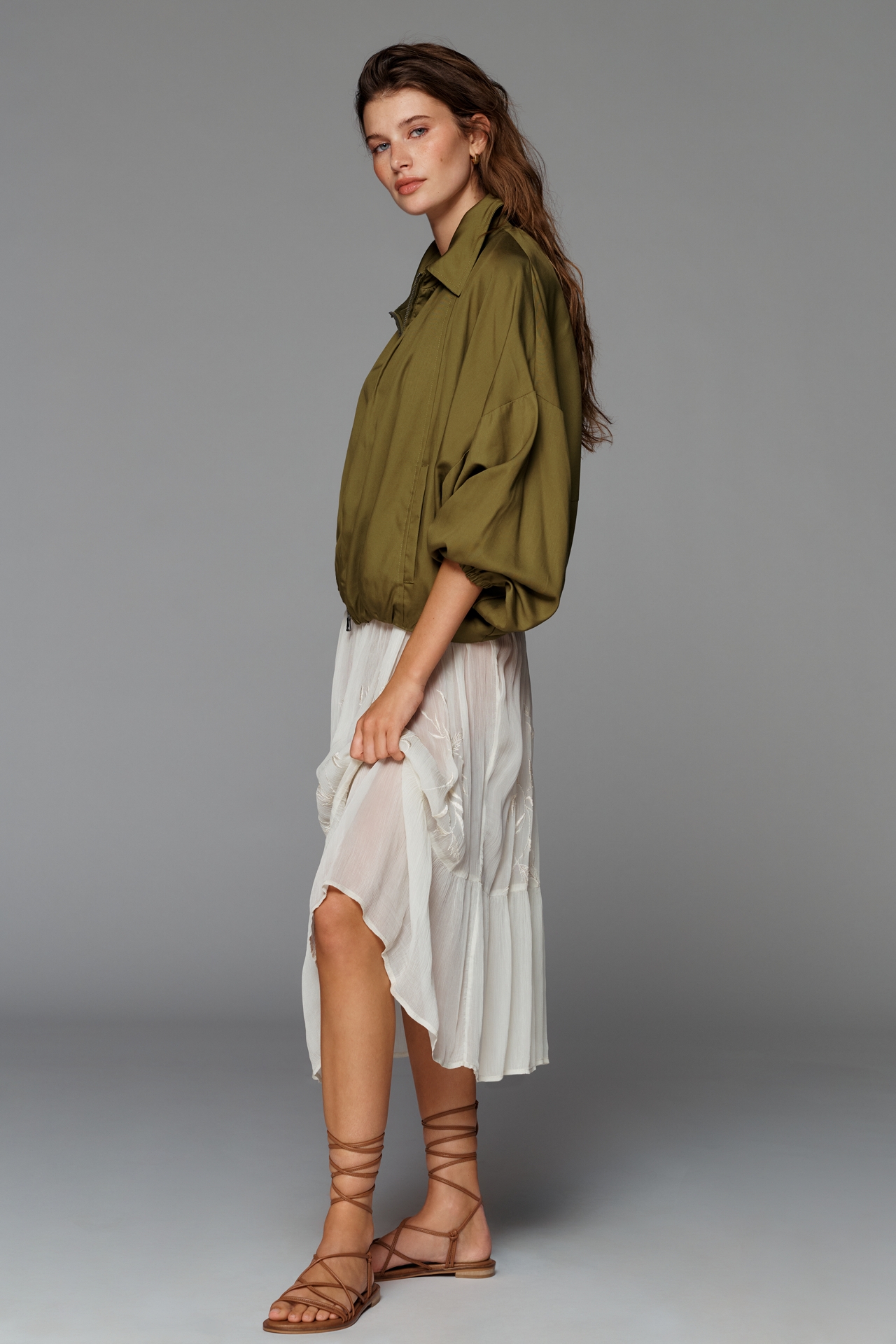 By Anthropologie Oversized Bubble Jacket