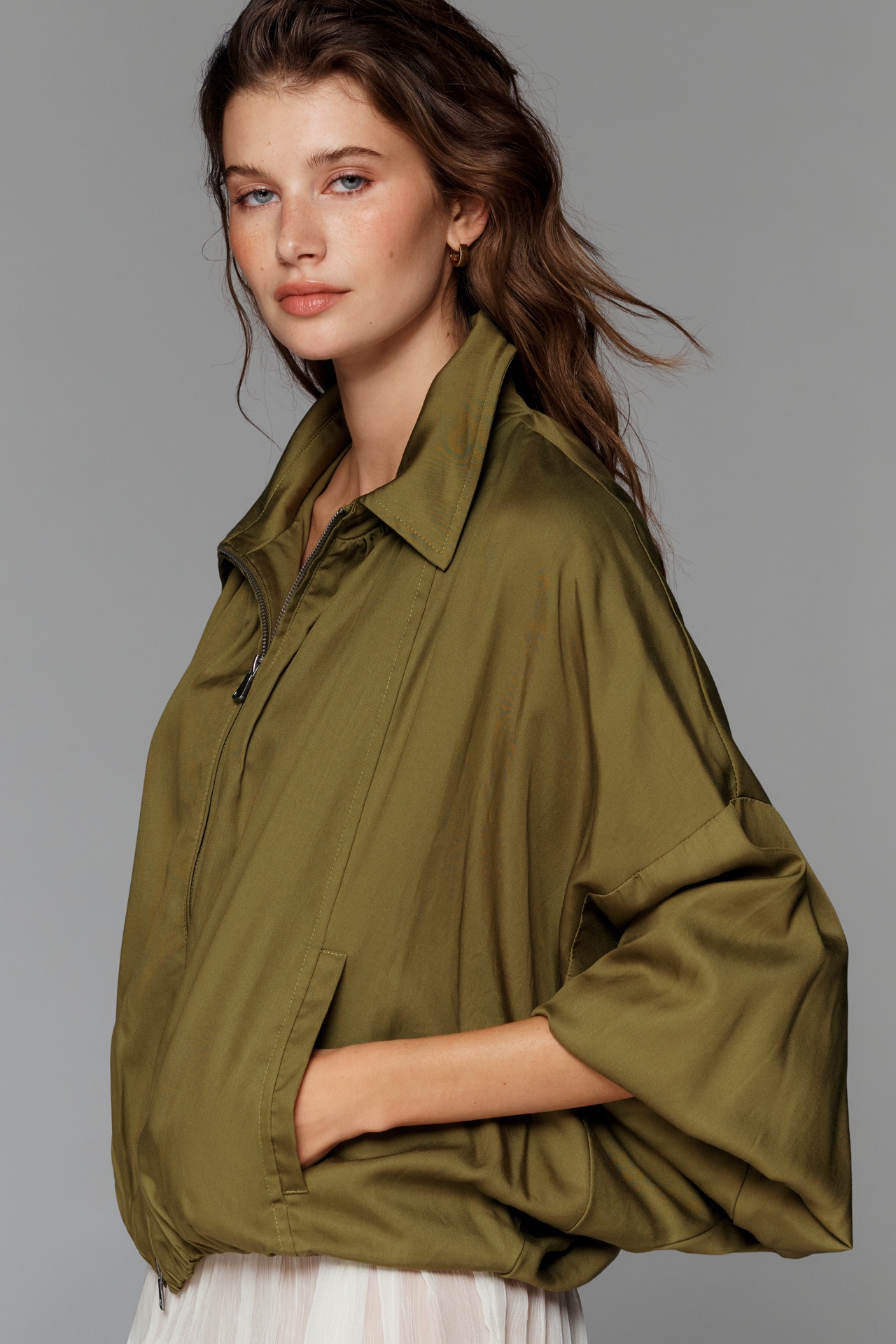 By Anthropologie Oversized Bubble Jacket