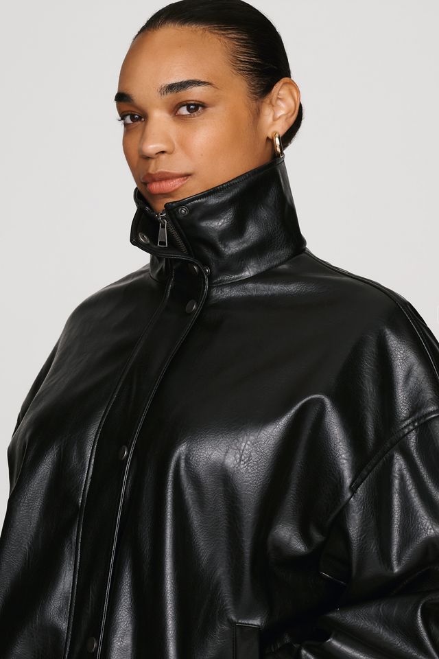 Pilcro Cohen Funnel-Neck Bomber Jacket #5