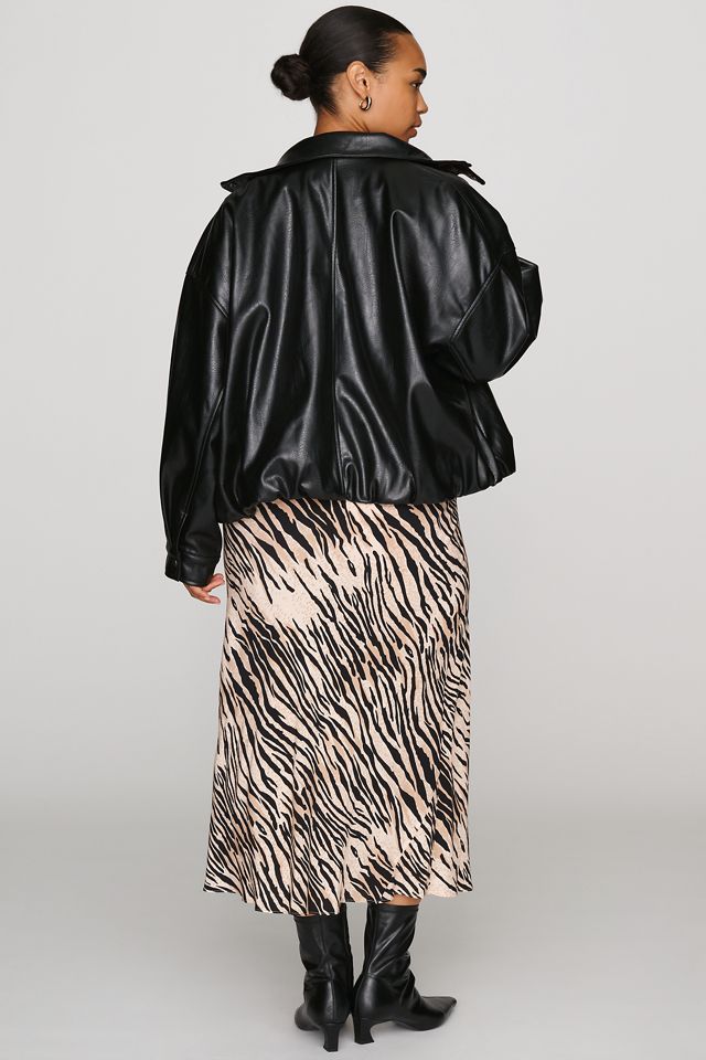 Pilcro Cohen Funnel-Neck Bomber Jacket #6