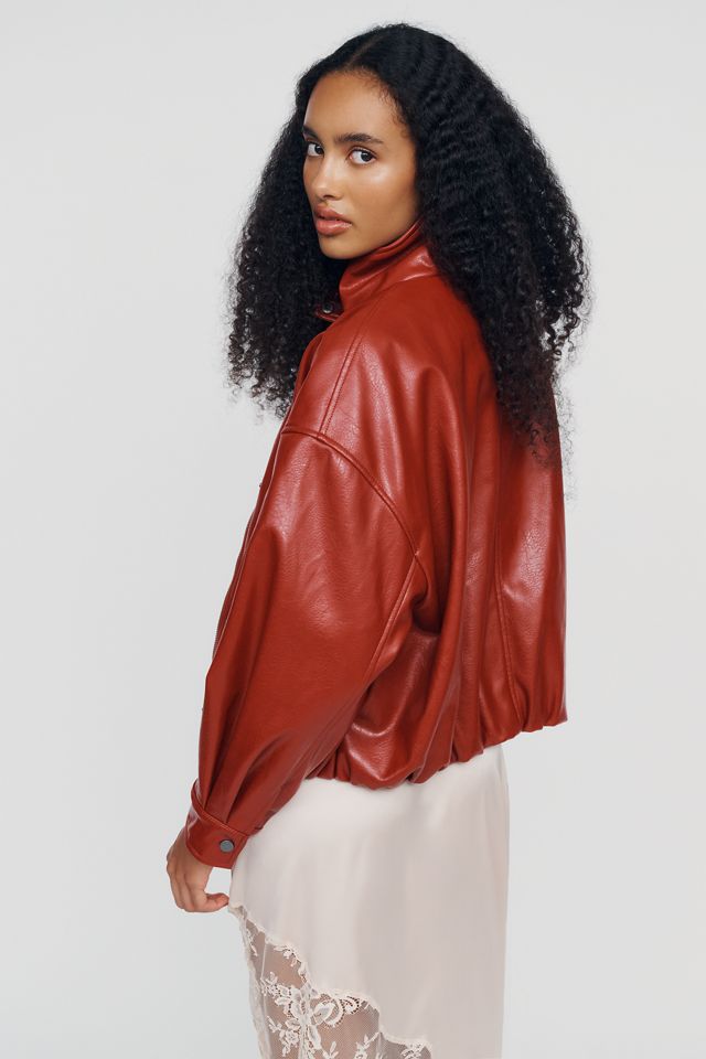Pilcro Cohen Funnel-Neck Bomber Jacket #3