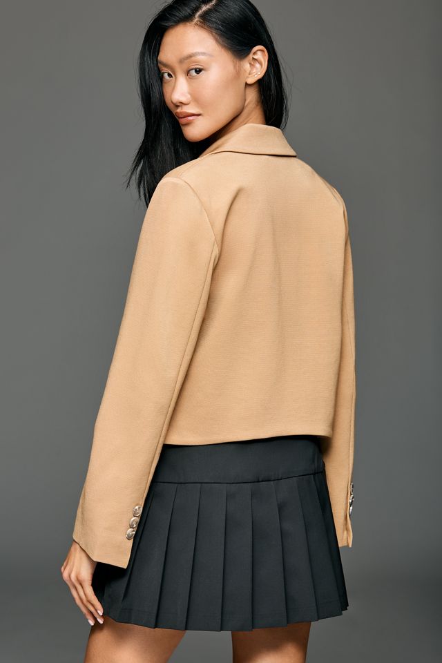 Maeve Crop Knit Blazer #2