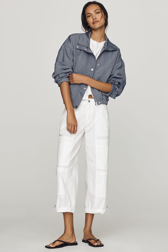 Pilcro Nylon Funnel-Neck Bomber Jacket #2