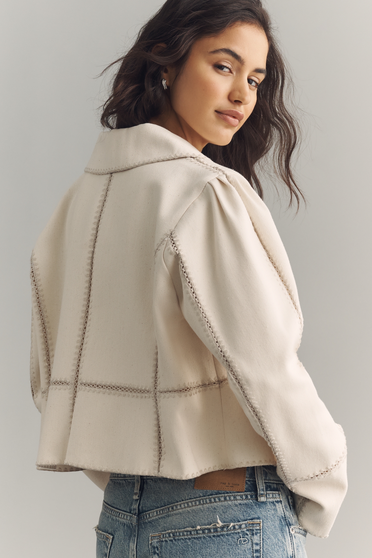 Freya Stitched Zip-Up Jacket