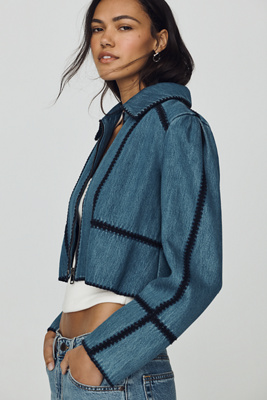 Freya Stitched Zip-Up Jacket