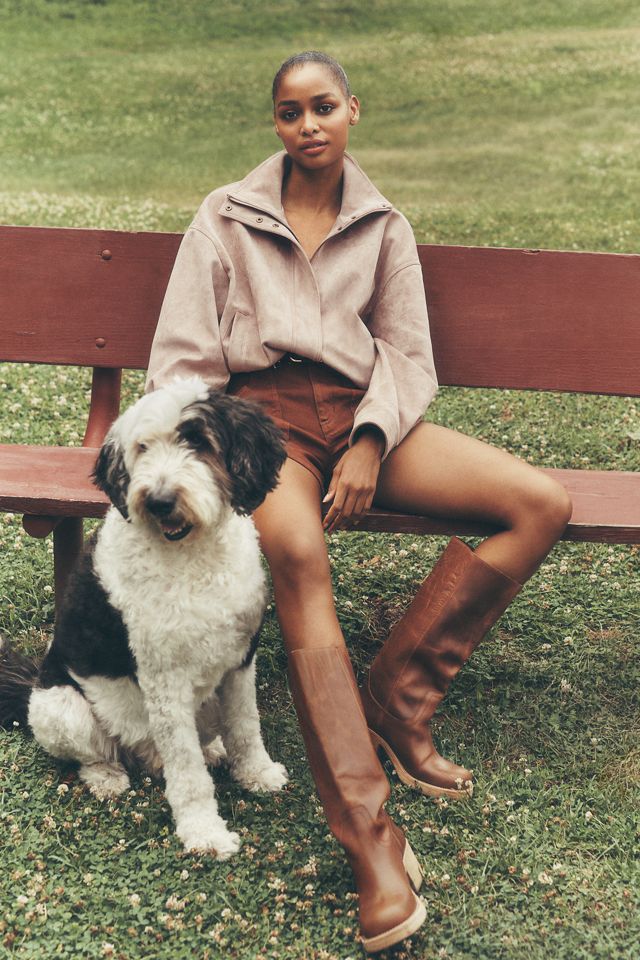 Maeve Imara Funnel-Neck Jacket | Anthropologie