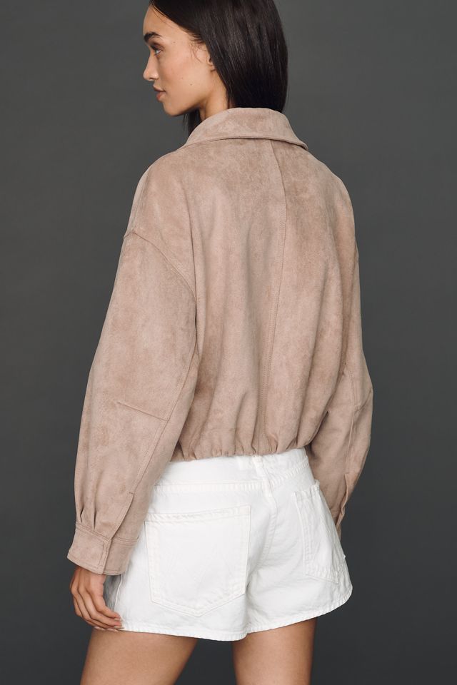 Veste Maeve à col cheminée en faux daim #3