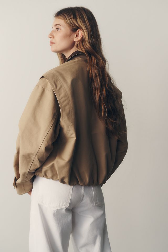 Pilcro Cotton Cropped Utility Jacket #2