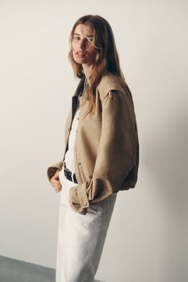 Giacca Utility Corta in Cotone Pilcro