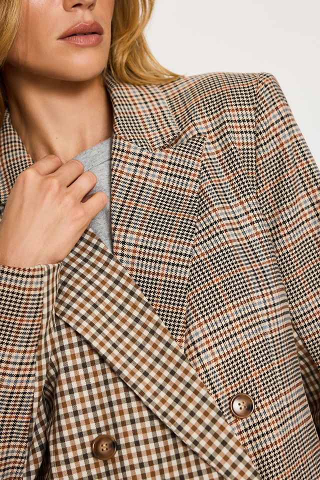 Maeve Multi-Print Blazer #3