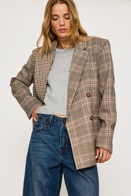 Maeve Multi-Print Blazer