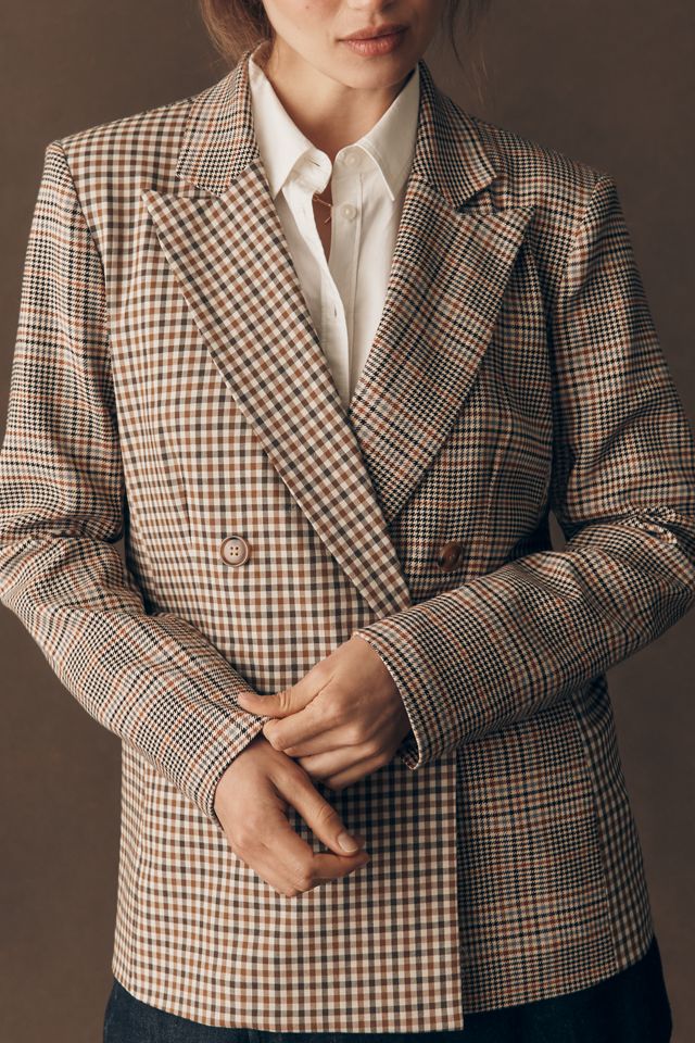 Maeve Multi-Print Blazer #1