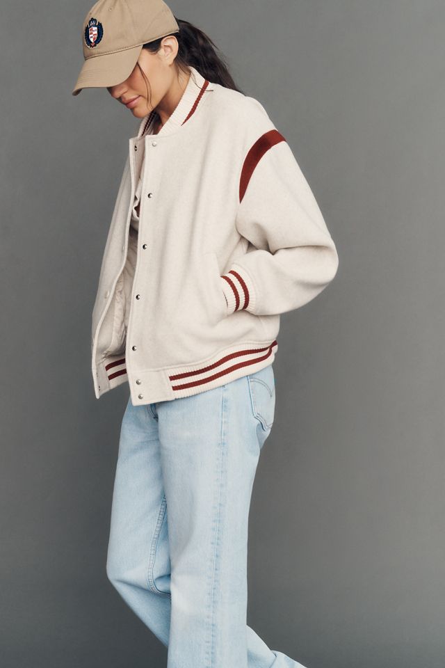 Maeve Sporty Bomber Jacket #4