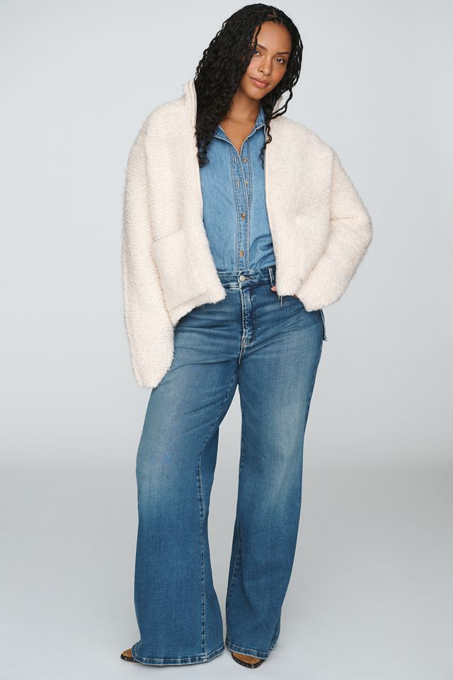 Pilcro Marlow Fleece Zip-Front Sweater #8