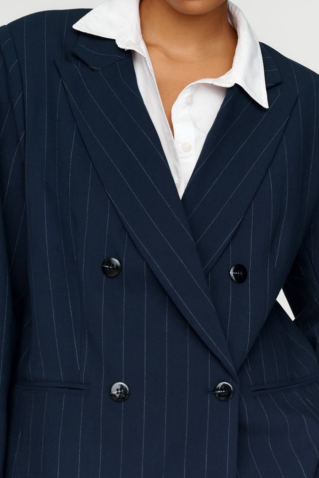 Maeve Pinstripe Blazer #7