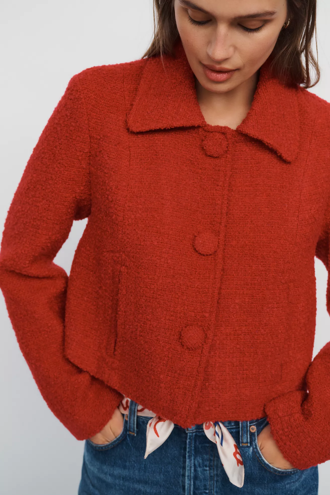 Maeve Mod Wool Blend Jacket - thumbnail 3