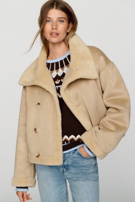 Maeve Funnel Neck Reversible Jacket