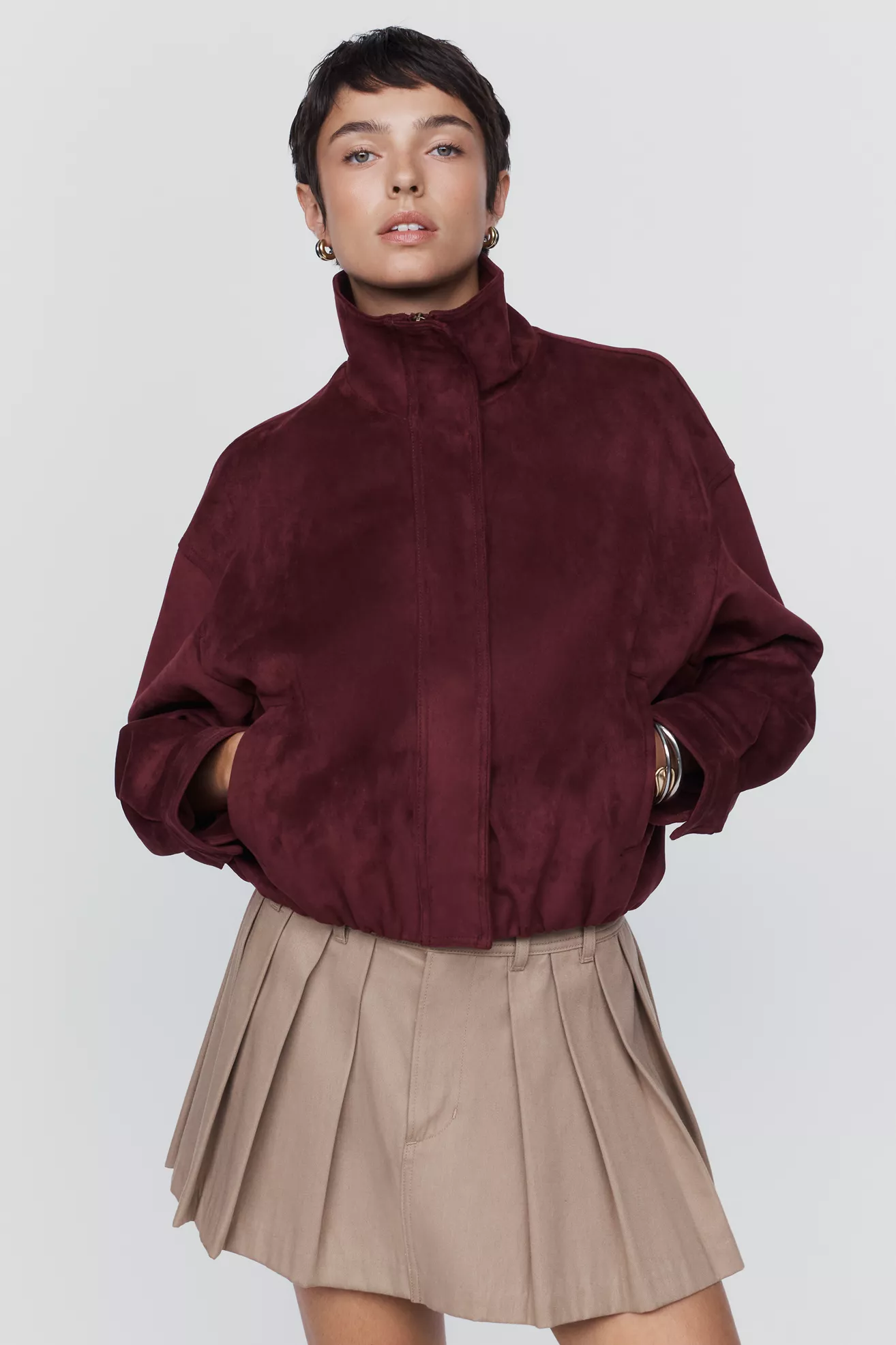 @merricksart x Maeve Imara Funnel Neck Jacket
