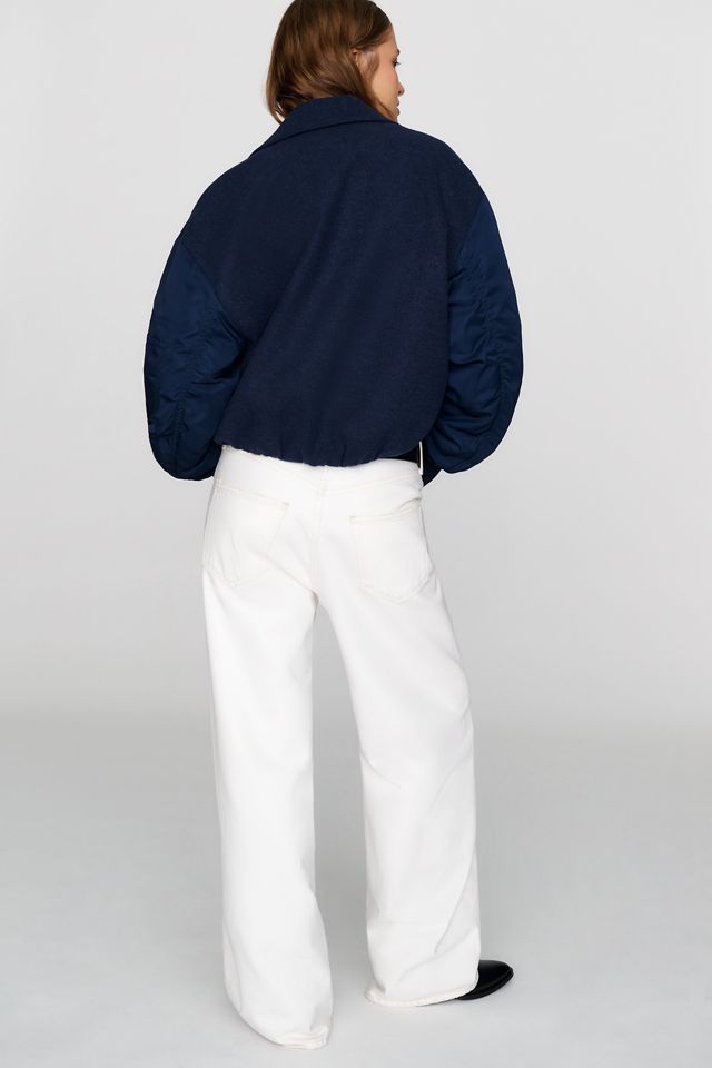 Maeve Wool Blend Notched Collar Jacket #1
