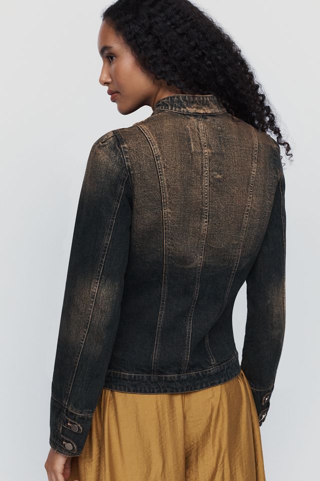Pilcro Denim Military Jacket #1
