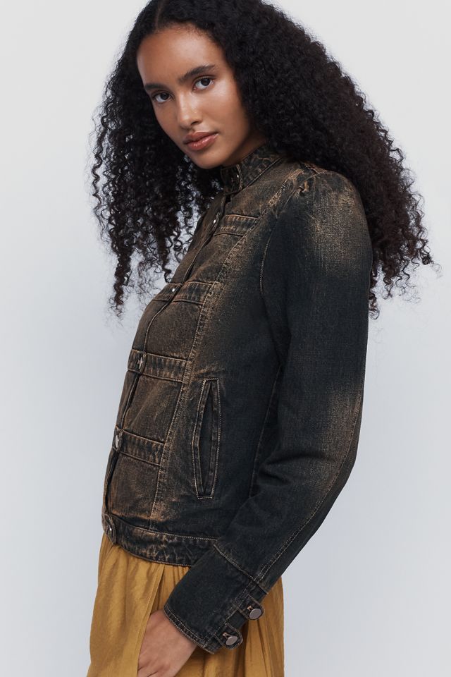 Pilcro Denim Military Jacket #2