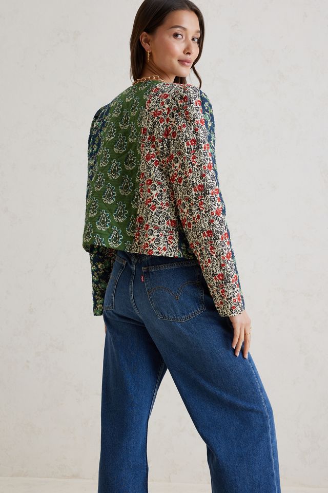 Giacca trapuntata patchwork #3