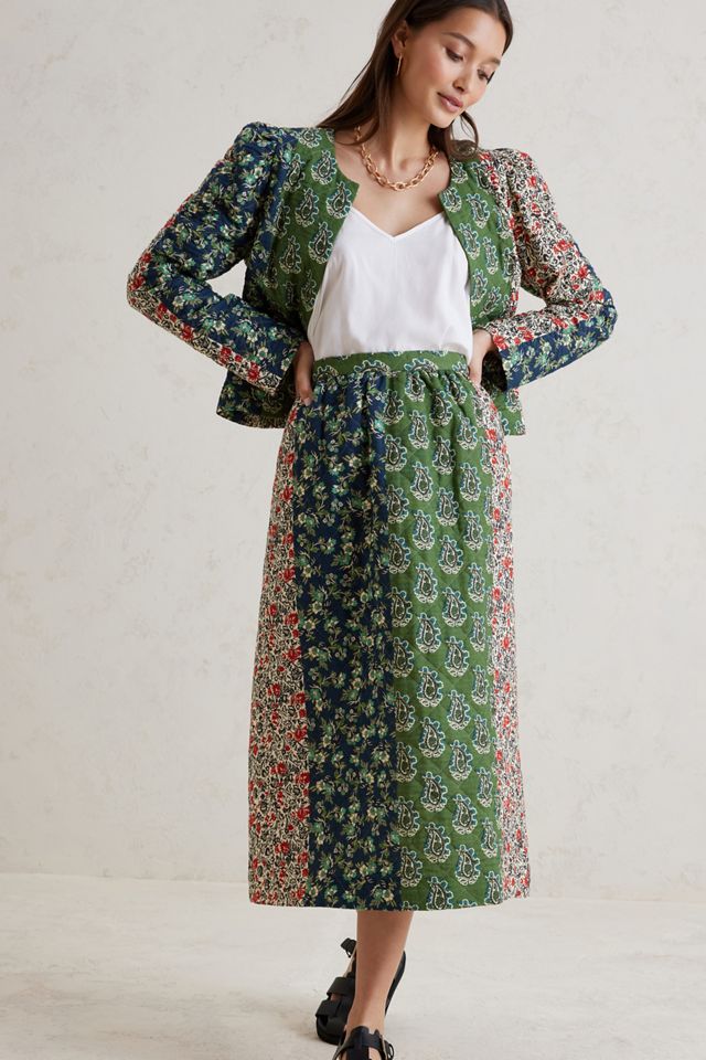 Giacca trapuntata patchwork #4